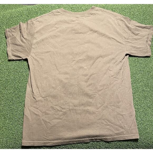 Chevy Trucks Wolf Animal Nature T Shirt Y2K Tribal Chevrolet Promo Olive Size M - Picture 7 of 11